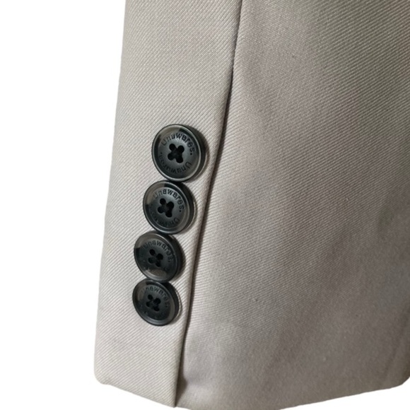 Unawares Men's Sport Coat Adjustable Buckle Destroyed Blazer Jacket Grey - Picture 10 of 16